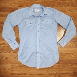 60s/70s H BAR C Men's M/L Vintage Western Shirt